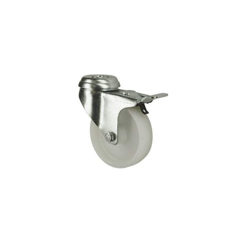 Braked Swivel Bolt Hole 1 00mm Polypropylene - Atlas Workholders