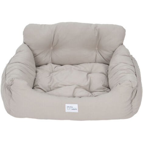 Light Grey 60cm Travel Pet Bed with Pockets