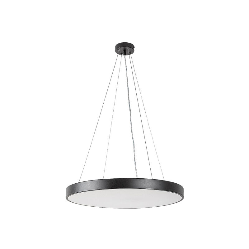 Image of Rabalux - Light Light Hanging Tesia Metal Black Plastic White 36W 3000K h: 120 cm Ø40 cm