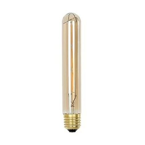 Light & Living 9900204 Ampoule Tube LED E27 3W 135lm 2300°K - Ø3x19cm - Ambre