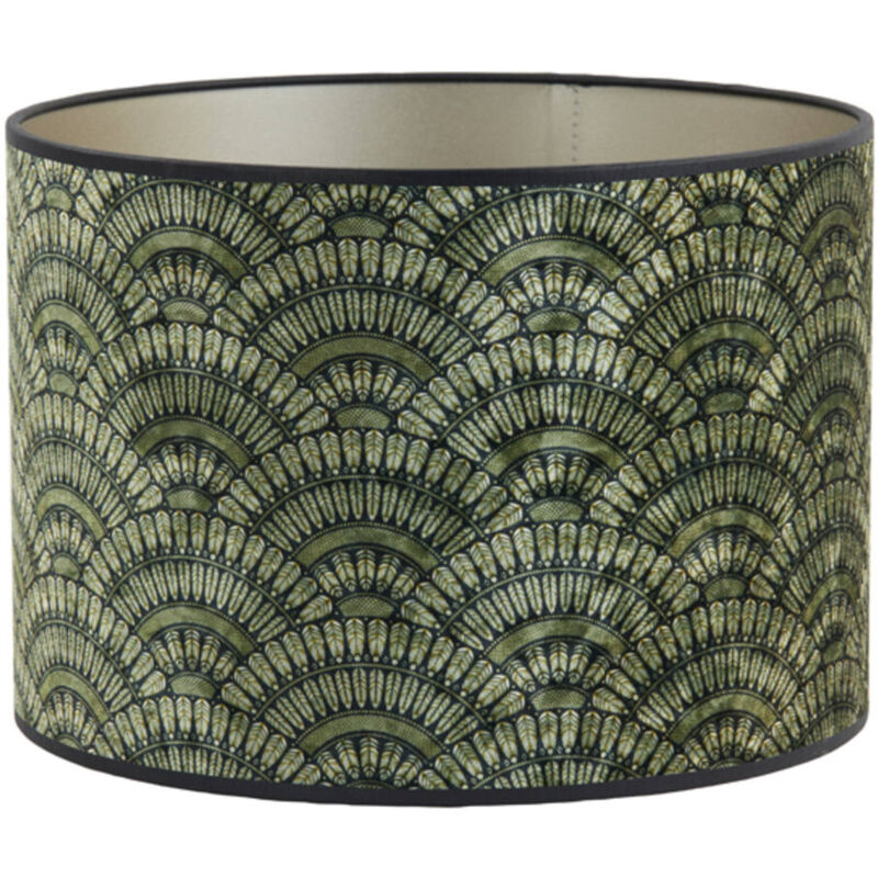 Abat-jour - Chica - vert - textile - ø 40cm - - Light&living