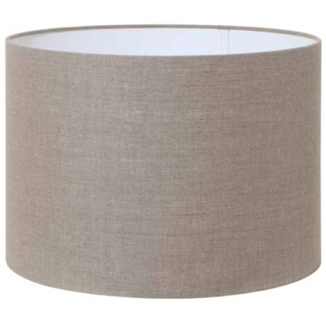 Light & Living - abat-jour - Dark Linen - gris - textile - Ø 35cm