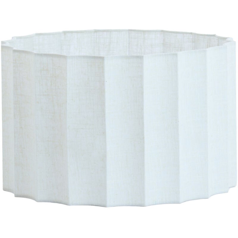 Abat-jour - Disli - blanc - textile - ø 40cm - - Light&living