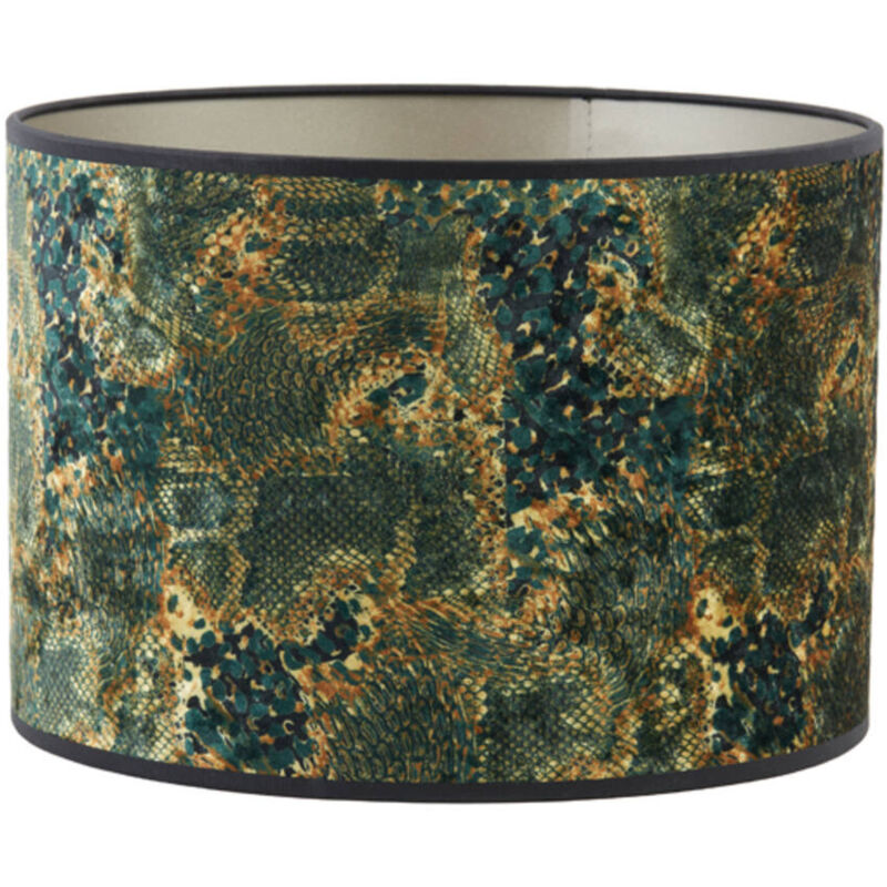 Abat-jour - Keyon - vert - textile - ø 20cm - - Light&living