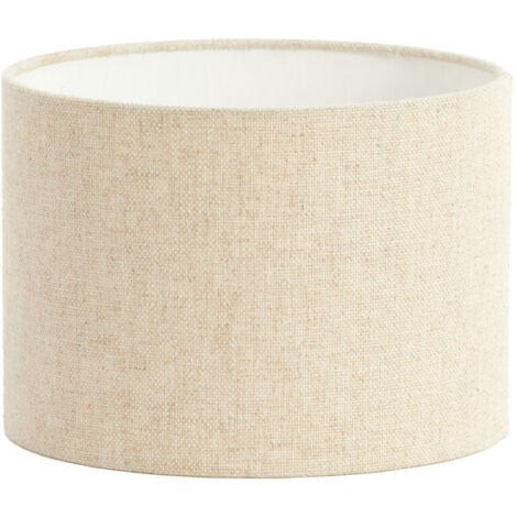 Light & Living - abat-jour - Livigno - gris - textile - Ø 25cm -