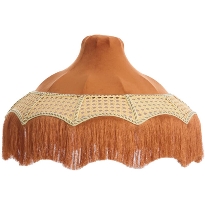 Abat-jour - Mizia - orange - textile - ø 45cm - - Light&living