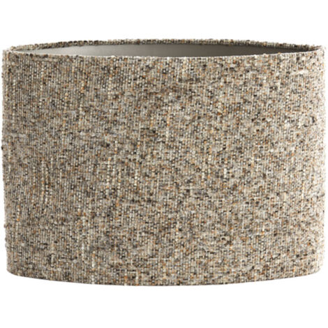 Light & Living - abat-jour - Osire - gris - textile - E27 -