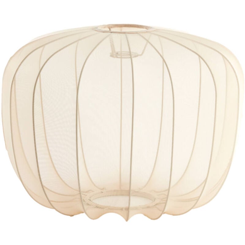 Light&living - abat-jour - Plumeria - beige - textile - ø 40cm