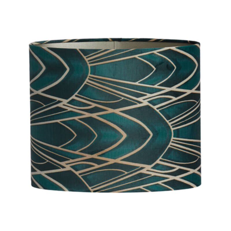 Abat-jour - Tiara - vert - textile - E27 - - Light&living