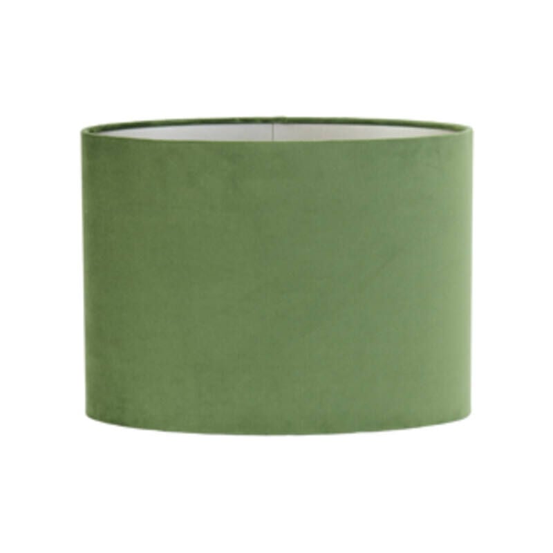 Abat-jour - Velours - vert - textile - E27 - - Light&living