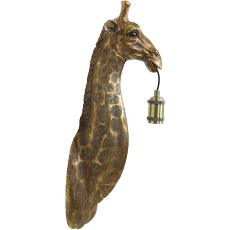 Light & Living - aplique de pared - Giraffe - bronce - plástico -