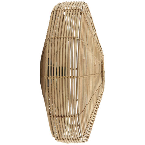 Light & Living - aplique de pared - Mataka - marrón - rotan - E27