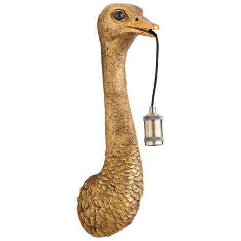 Light & Living - aplique de pared - Ostrich - bronce - plástico -