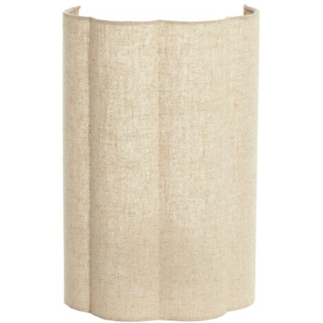 Light & Living - applique murale - Fringe - beige - textile - E27