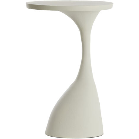 Light & Living Beistelltisch MACAU matt Creme Metall – 40x33x55