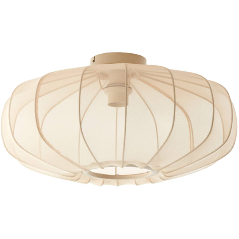 Light & Living Deckenleuchte - Plumalia - Beige - Textil - - Light&living