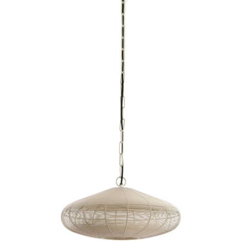 Light & Living - hängeleuchte - Bahoto - beige - metall - E27 -