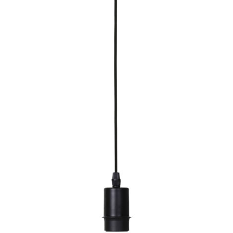 Light & Living - hängeleuchte - Cupa - schwarz - metall - E27 -