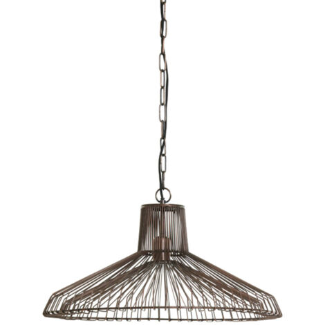 Light & Living - hängeleuchte - Kasper - braun - metall -