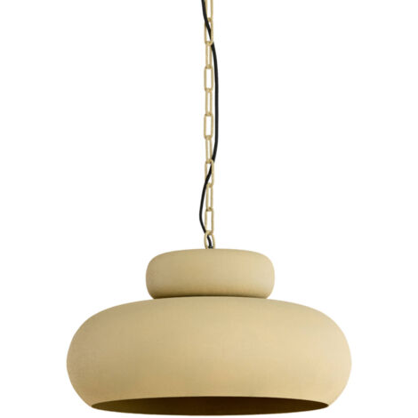 Light & Living - hängeleuchte - Neiva - gelb - metall - E27 -