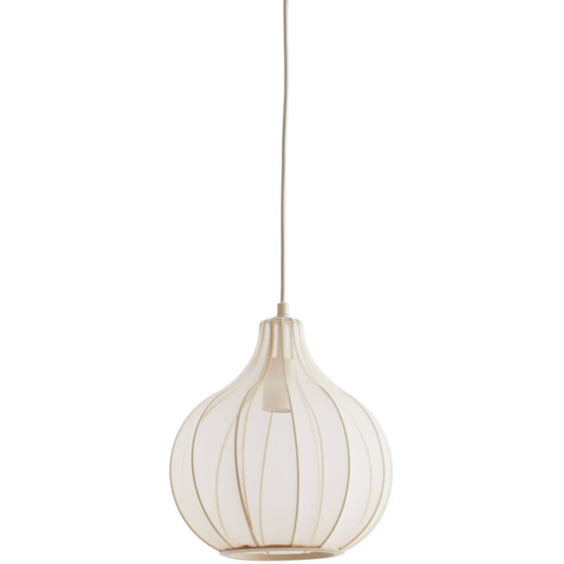 Light & Living Hängeleuchte - Elati - Beige - Textil - E27 - - Light&living