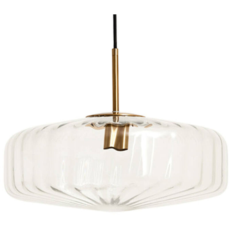 Light & Living Hängeleuchte - Pleat - Transparent - Glas - Ø - Light&living