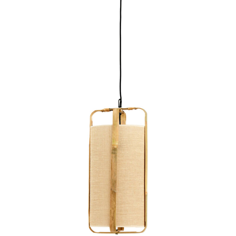 Light & Living - Hängeleuchte - Sendai - Beige - Bambus Jute - Ø