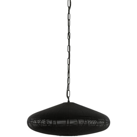 Light & Living - lampada a sospensione - Bahoto - nero - metallo