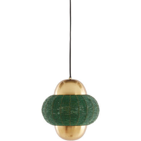 Light & Living - lampada a sospensione - Cetara - verde - metallo