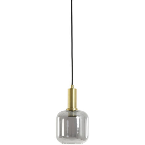 Light & Living - lampada a sospensione - Lekar - bronzo - vetro -