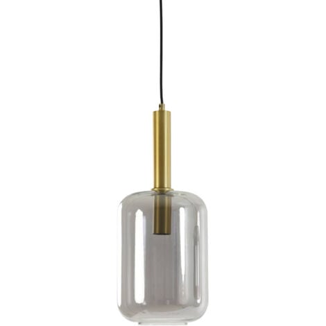 Light & Living - lampada a sospensione - Lekar - bronzo - vetro -