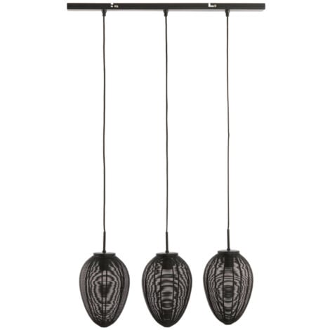 Light & Living - lampada a sospensione - Yaelle - nero - metallo