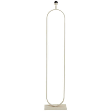 Light & Living - lampada da terra - Jamiri - beige - metallo -