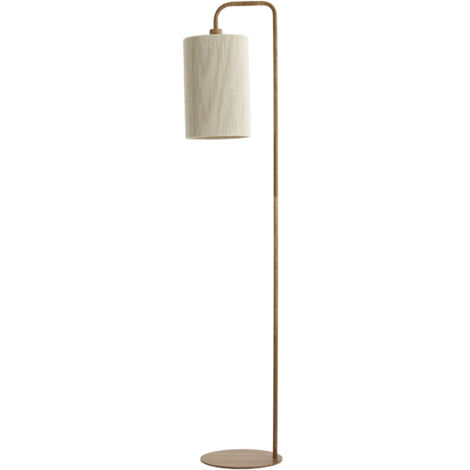 Light & Living - lampadaire - Donio - beige naturel - coton métal