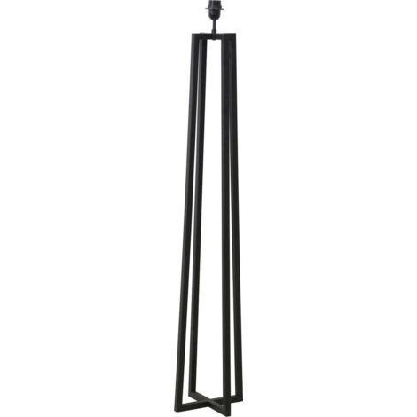Light & Living - lampadaire - Miley - noir - métal - luminaire