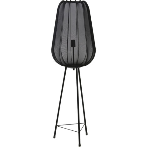 Light & Living - lampadaire - Plumeria - noir - métal - lampe