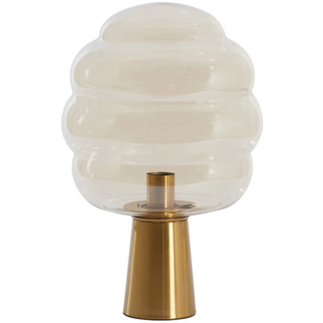 Light & Living - lámpara de mesa - Misty - dorado - vidrio -