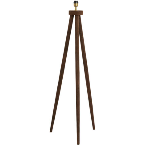 Light & Living - lámpara de pie - Ilias - marrón - madera -