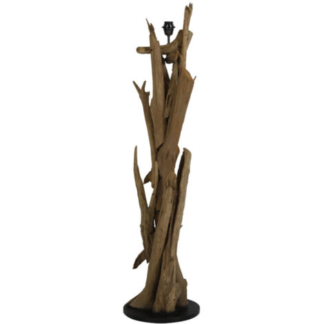 Light & Living - lámpara de pie - Vidin - marrón - madera -
