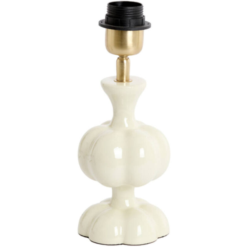 Light & Living - lampe de table - Caldas - beige - métal - Light & Living - lampe de table - Caldas - beige - métal -