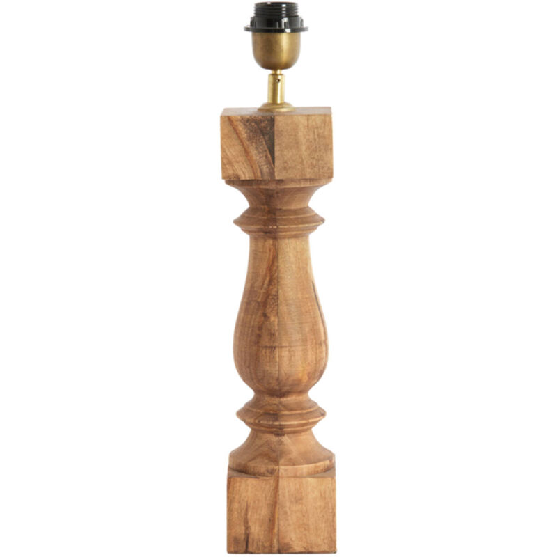 Light & Living - lampe de table - Cumani - naturel - bois - Light & Living - lampe de table - Cumani - naturel - bois -