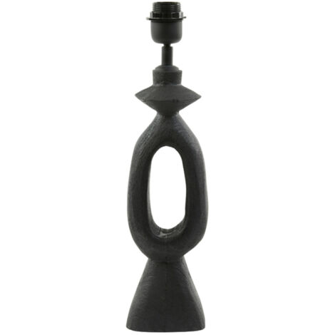 Light & Living - lampe de table - Django - noir - bois -