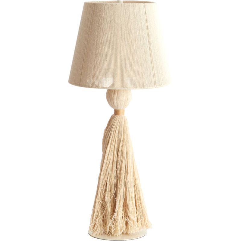 Light & Living - lampe de table - Espino - beige - textile - Light & Living - lampe de table - Espino - beige - textile -