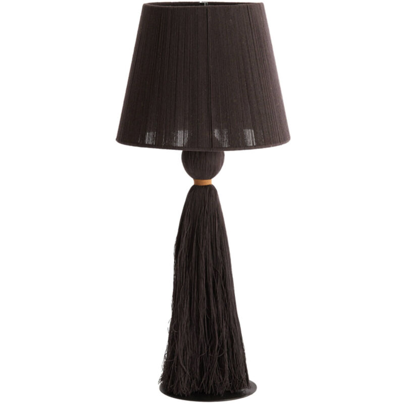 Light & Living - lampe de table - Espino - marron - textile - Light & Living - lampe de table - Espino - marron - textile -