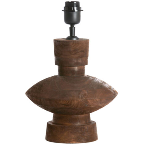 Light & Living - lampe de table - Fiera - marron - bois -