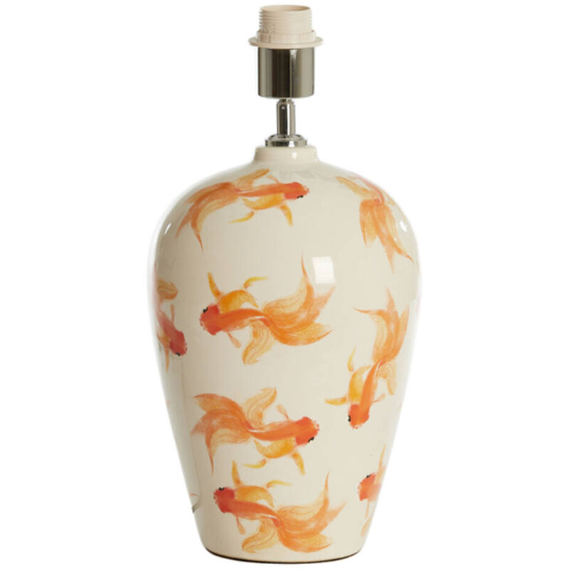 Light&living - lampe de table - Fish - beige - céramique -