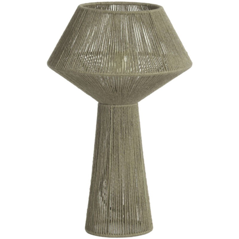 Light & Living - lampe de table - Fugia - vert - textile - lampe Light & Living - lampe de table - Fugia - vert - textile - lampe