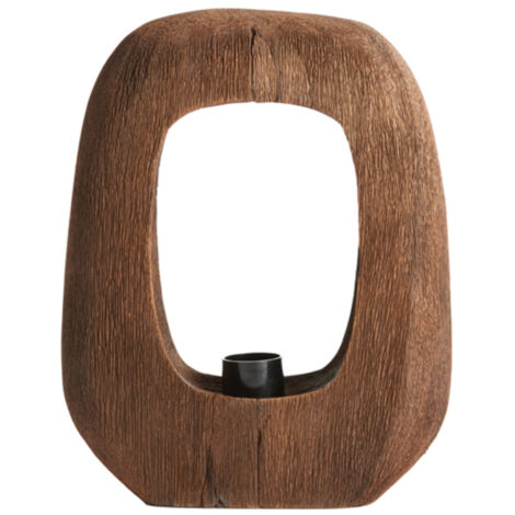 Light & Living - lampe de table - Kelafo - marron - bois - E27 -