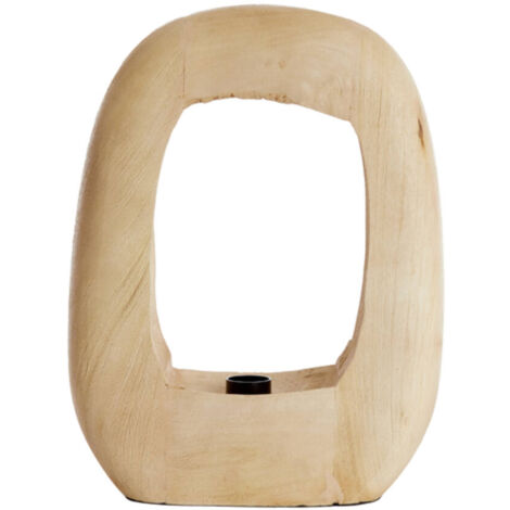 Light & Living - lampe de table - Kelafo - naturel - bois - lampe
