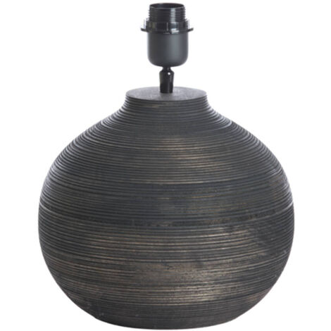 Light & Living - lampe de table - Khomai - marron - bois -